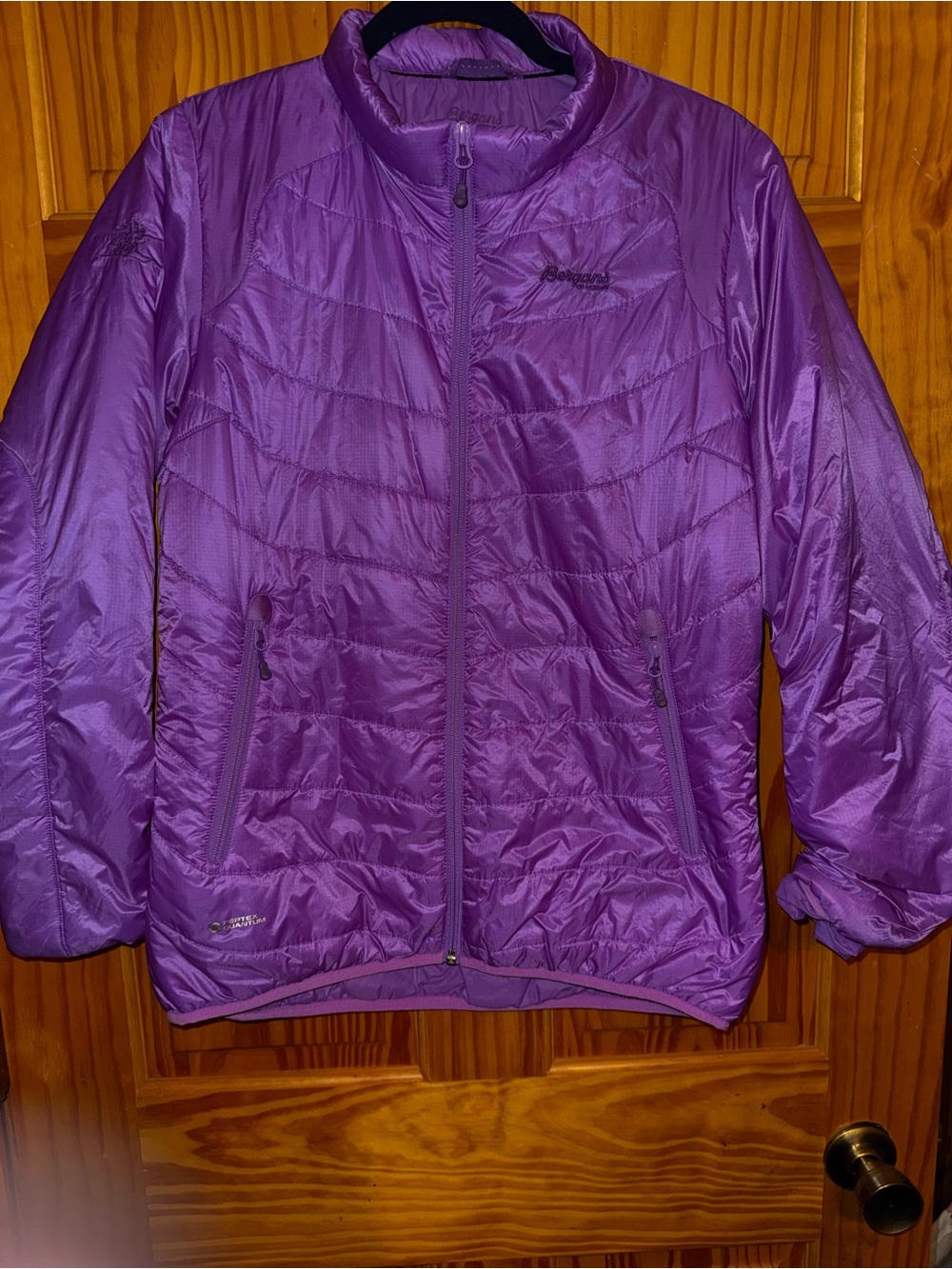 Bergans of Norway Isfjorden LT Women’s M Purple Pertex Jacket